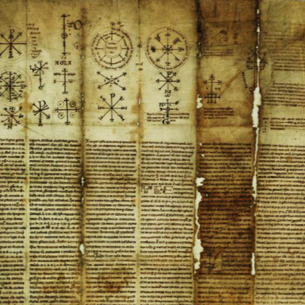 Sheet of Incantations,Canterbury, Canterbury Cathedral Archives and Library MS 23