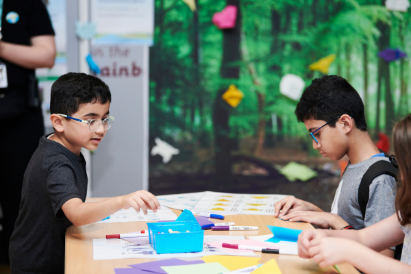 Children taking part in activities