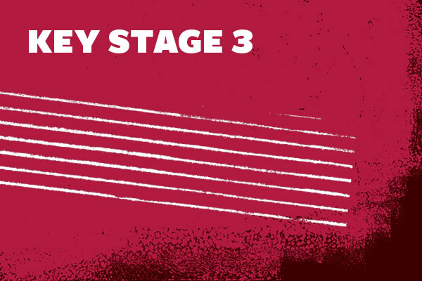 [IMAGE] Key stage 3 on pink background
