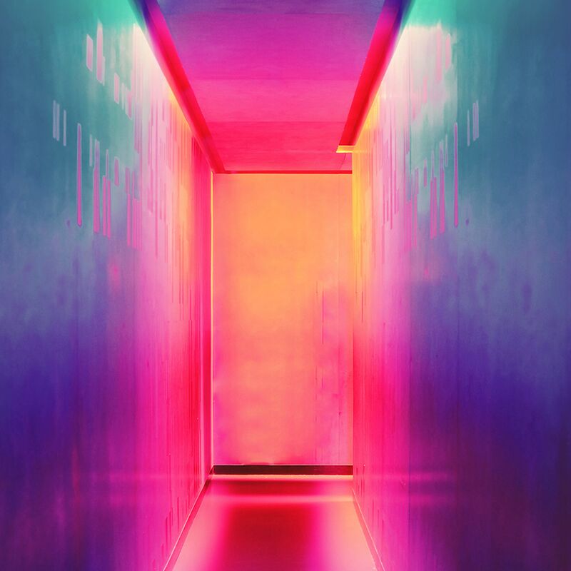 A colourful corridor