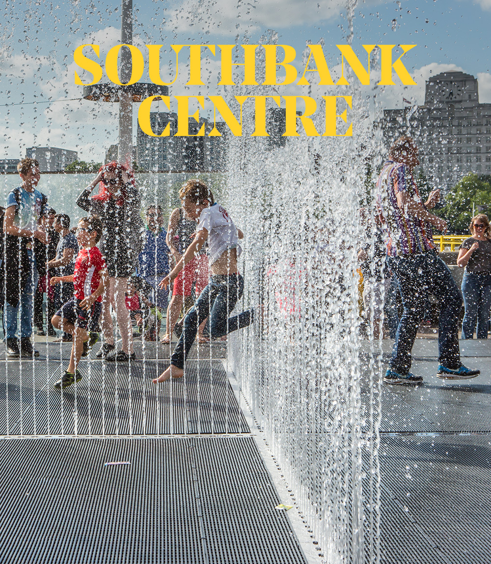 Children Playing in Jeppe Hein's Appearing Rooms at Southbank Centre