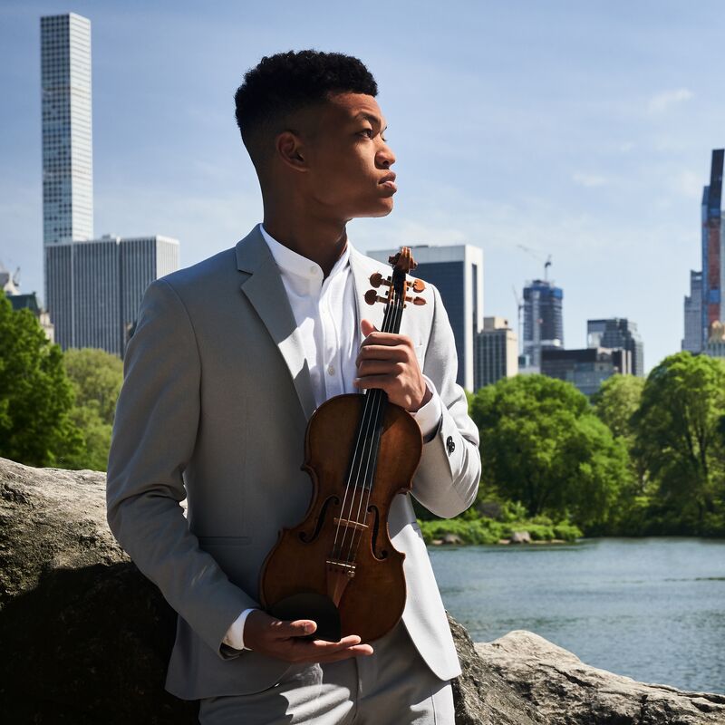 Randall Goosby in Central Park New York