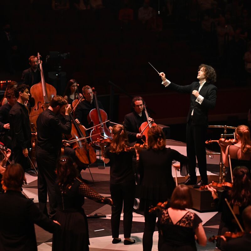 Aurora orchestra in performance