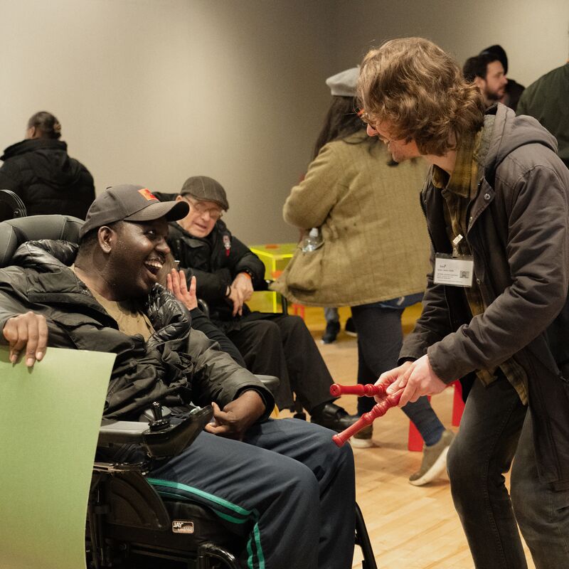 Participants at Relaxed Hours: Hiroshi Sugimoto in the Hayward Gallery.