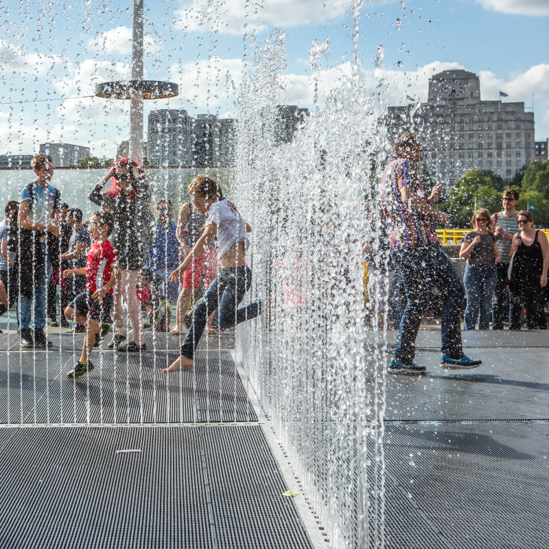 Jeppe Hein's Appearing Rooms