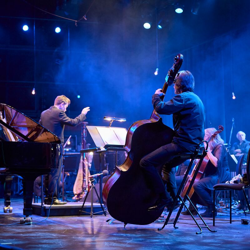 London Sinfonietta performing on stage