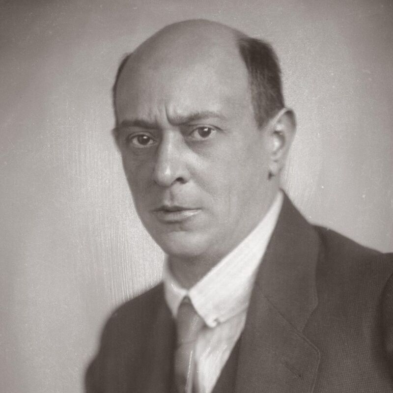 Black and white image of Schoenberg