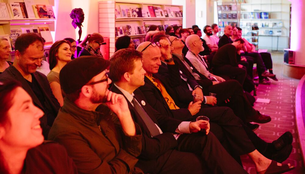 Audience in the National Poetry Library