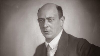 Black and white image of Schoenberg