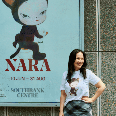 A gif showcasing the Nara merch