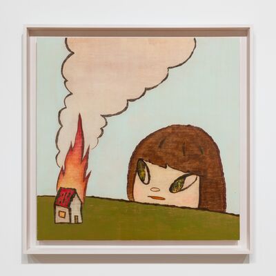 Installation view of Yoshitomo Nara, Fire