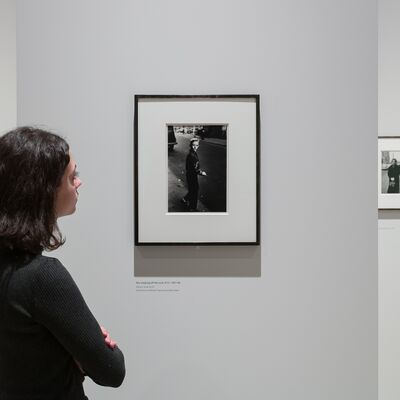 Installation view of diane arbus - in the beginning at Hayward Gallery