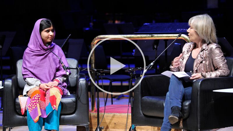 Malala Yousafzai in conversation with Jude Kelly