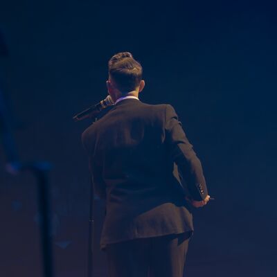 Joelle Taylor on the Out-Spoken stage.