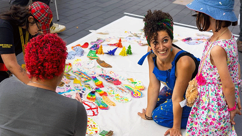 Gif of events in the email