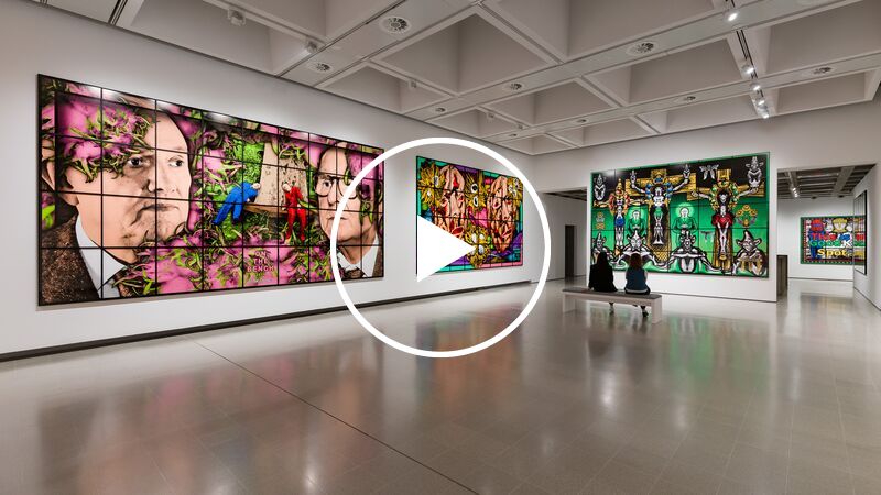 A still from a video promoting the exhibition.