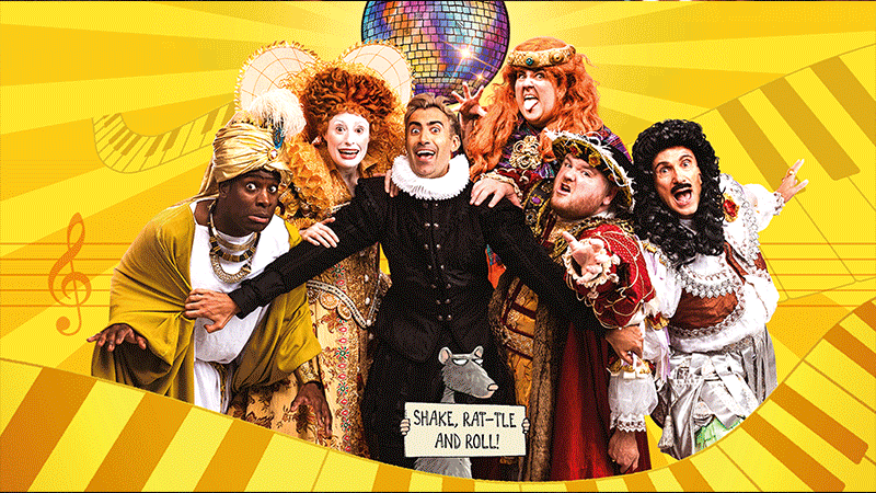 Decorative gif of events featured in the newsletter