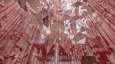 Letters of Love, 2022 Installation: rope, paper MOCA Jacksonville, Florida, USA Photo by Doug Eng © DACS, London, 2025 and Chiharu Shiota