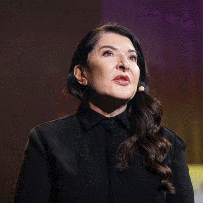 Gif of recent interviewees: Marina Abramovic, Benoit Swan Pouffer, Holly Blakey, Inua Ellams