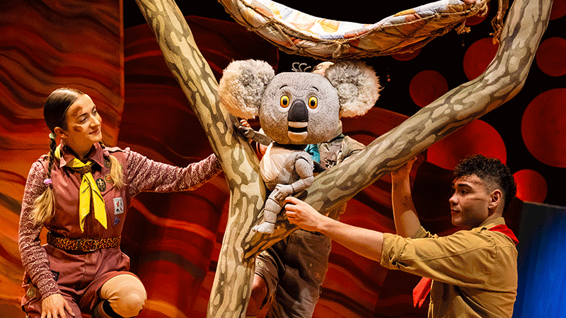 Decorative gif of events featured in the newsletter