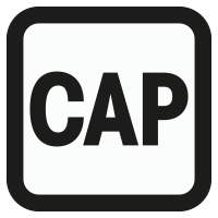 Captioned access symbol.