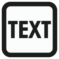 Speech-to-Text-transcribed access symbol.