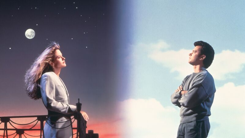 Tom Hanks and Meg Ryan staring off into the distance