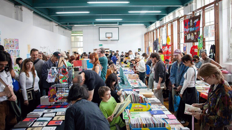 GIF of the Zine Fair, Benjamin Zephaniah, Big Narstie, Maggie Nelson