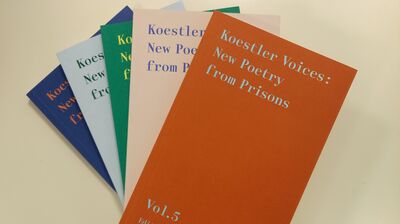 Five volumes of poetry from Koestler Voices