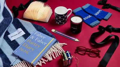 A flat lay of products from the Southbank Centre Shop's literature collection.