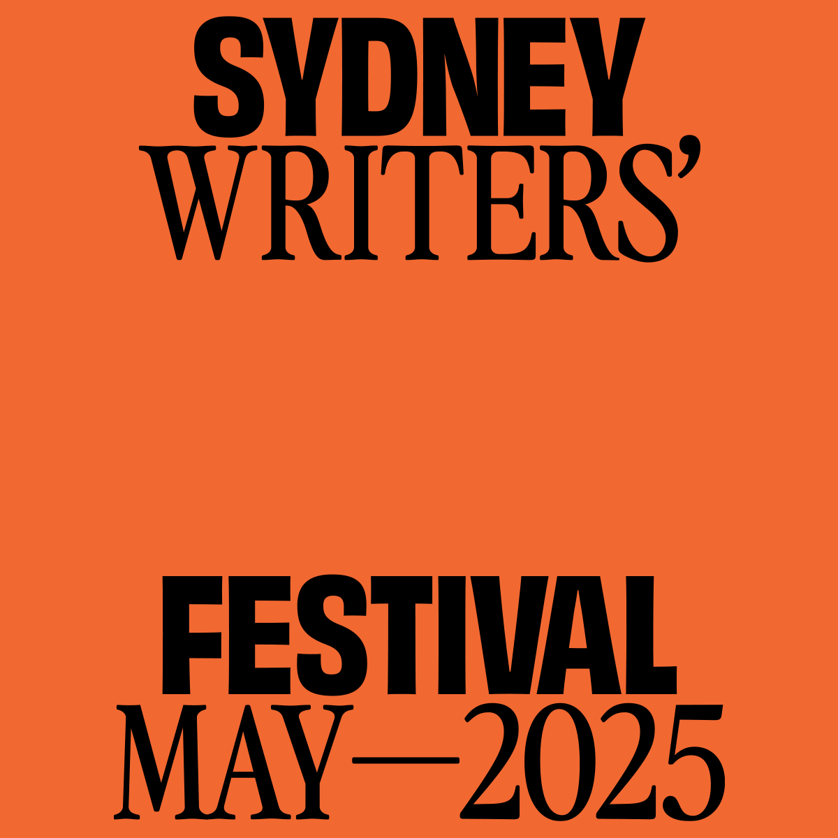 Sydney Writers's Festival May 2025