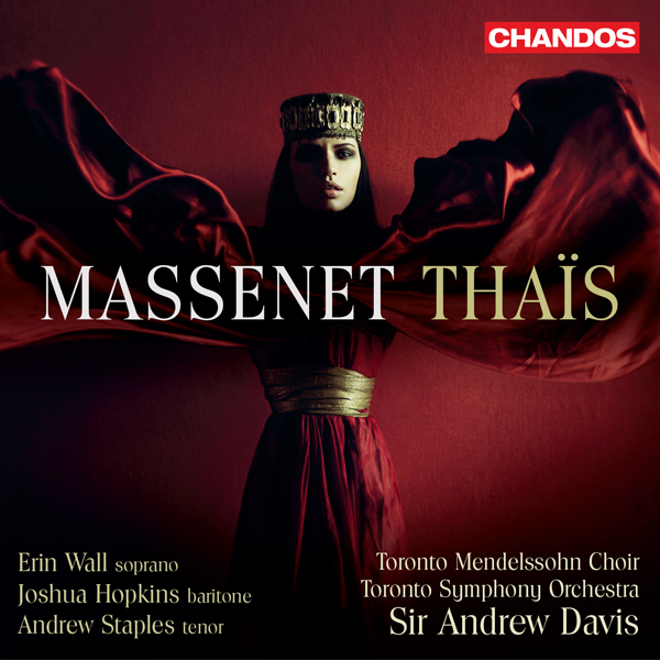 The cover art of the TSO's new recording of Massenet: Thais