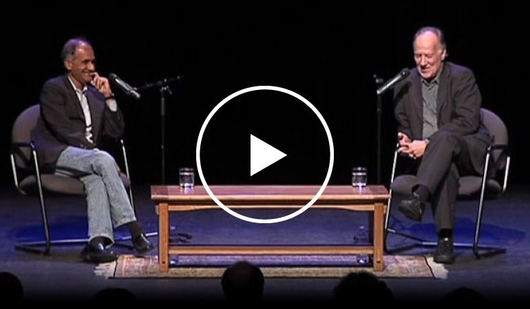 Watch Werner Herzog in conversation with Pico Iyer