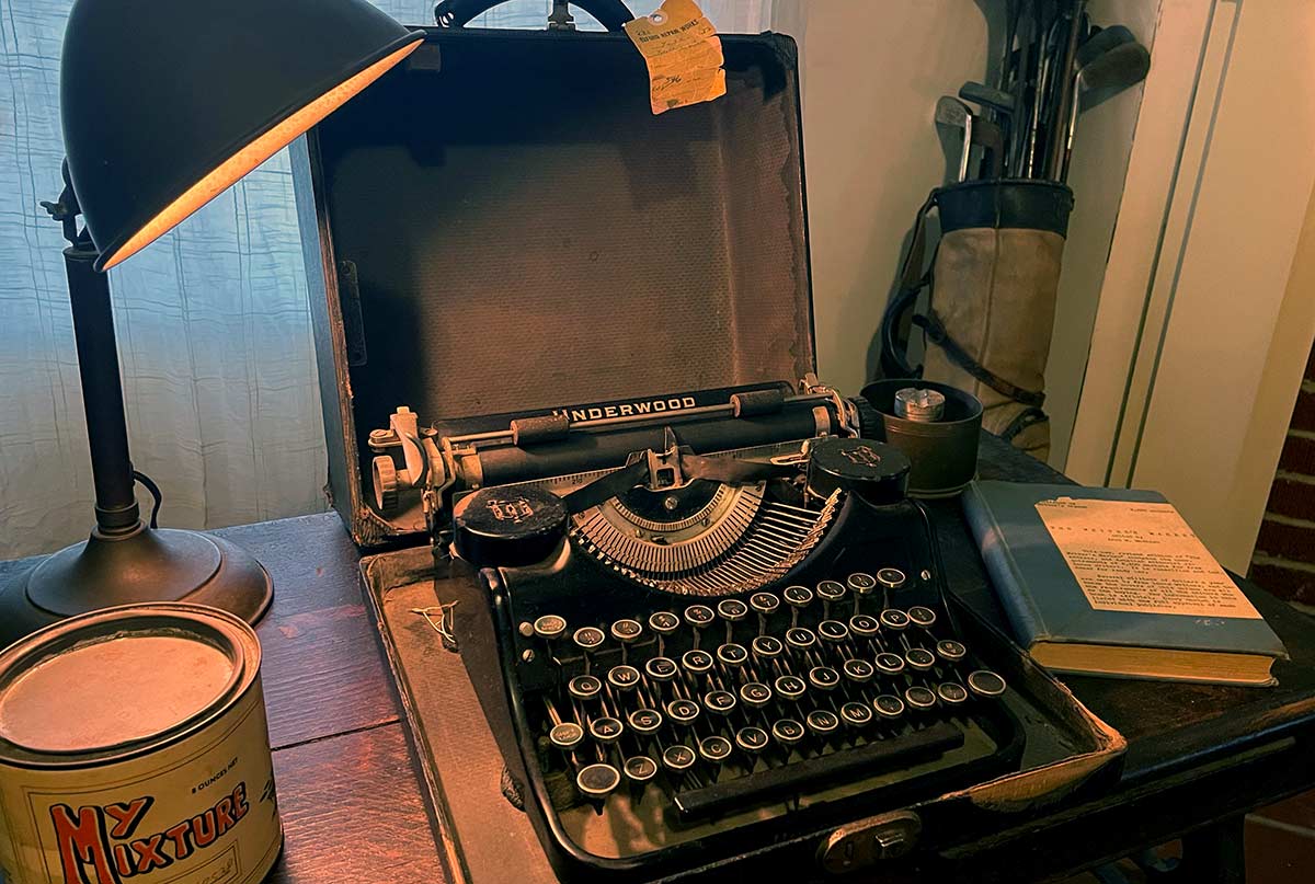 William Faulkner's Underwood typewriter