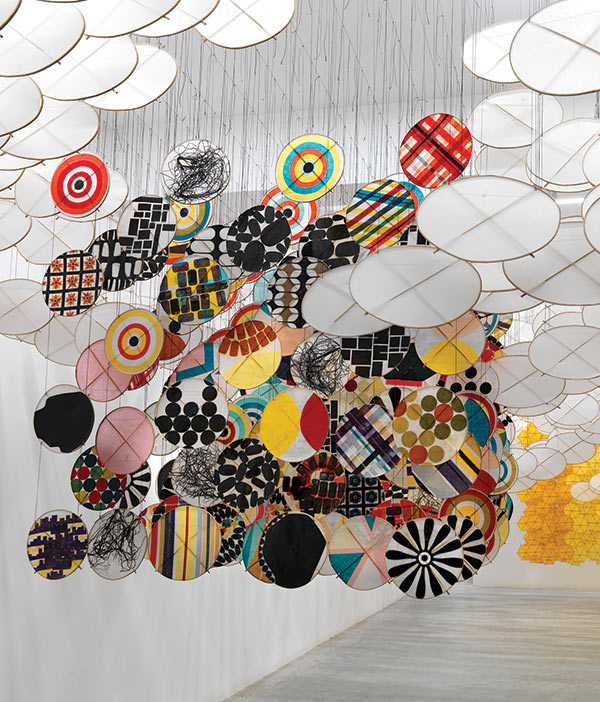 The Other Sun, 2012–2019, by Jacob Hashimoto