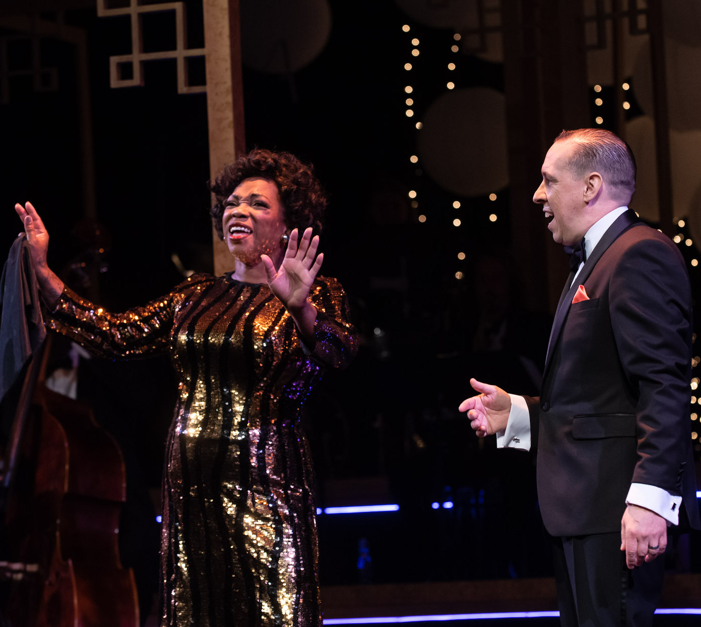 Desireé Roots and Scott Wichmann in Ella and Her Fella Frank