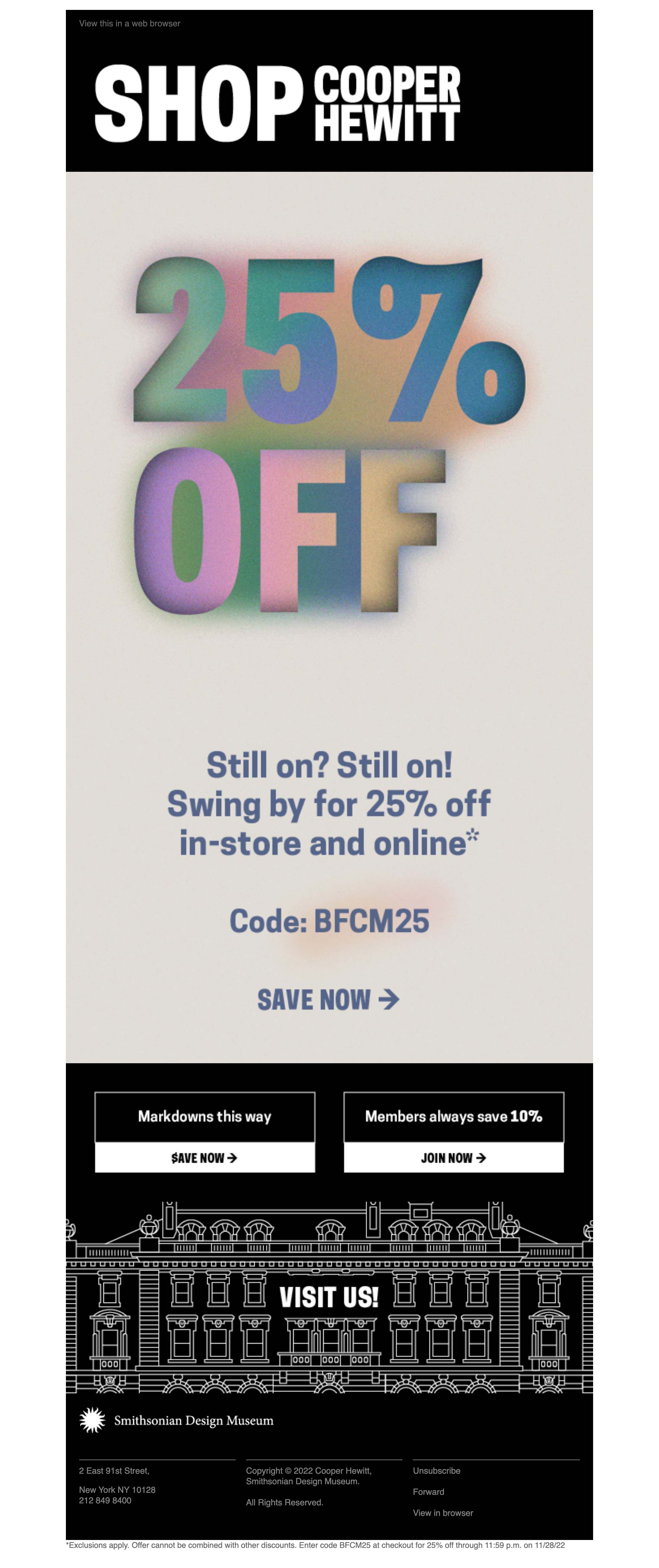 But wait, there's more (re: 25% Off) - desktop view