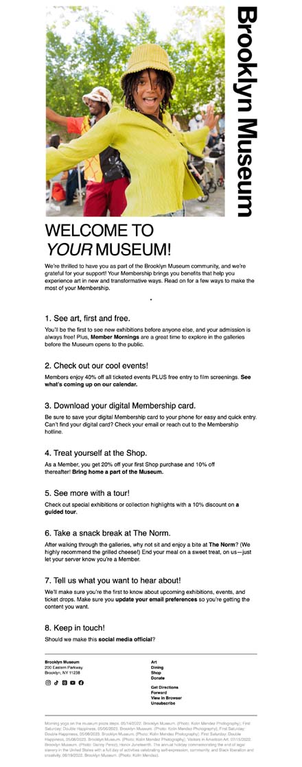Make the most of your Brooklyn Museum Membership! ✨