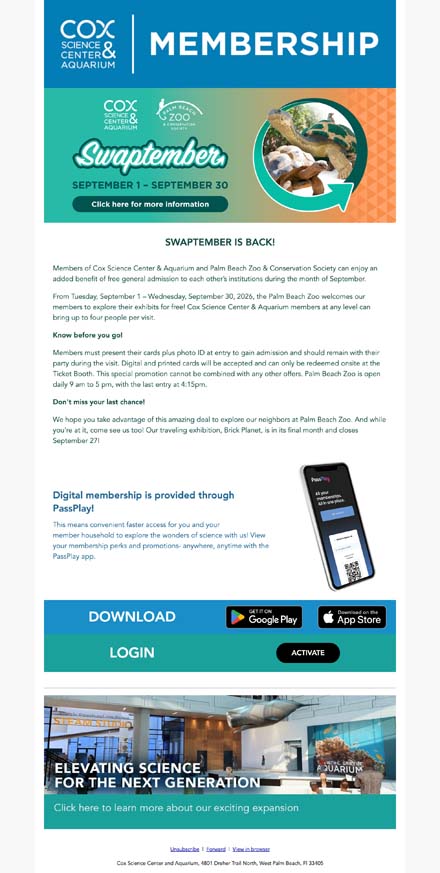 Swaptember is Back: Free Zoo Admission for CSCA Members!