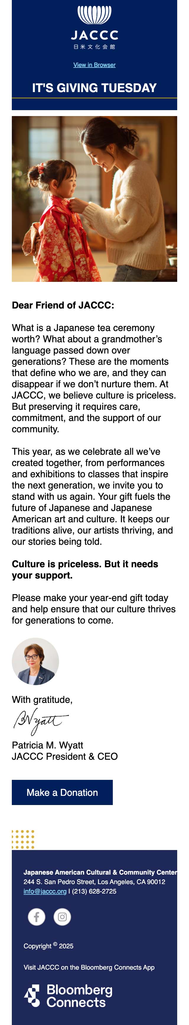 Culture is priceless. But it needs your support 💙 - mobile view