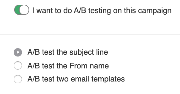 Send An A/B Test Email Campaign – Help Center