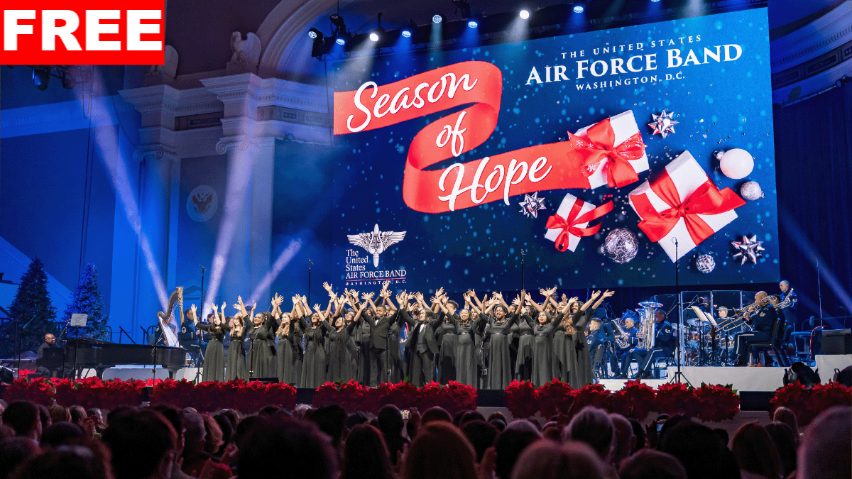 A photo of the Season of Hope concert. Links to event page.